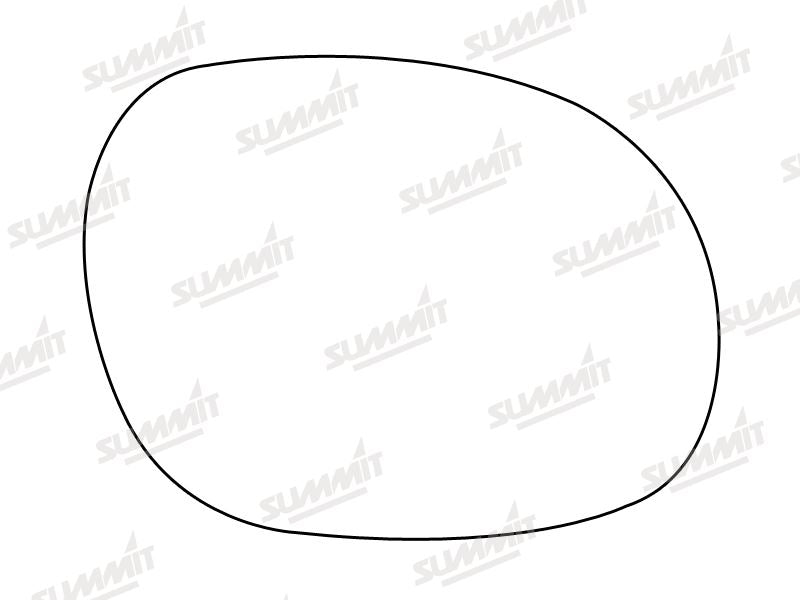Summit Stick-On Standard Mirror Glass fits Kia Sedona 99 on RHS - Summit - My Roof Bars