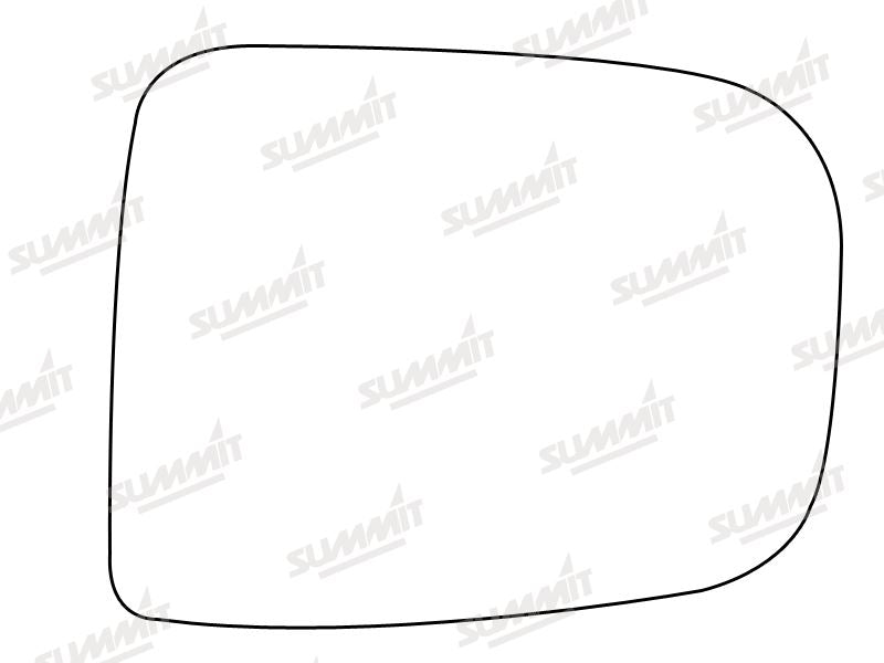 Summit Stick-On Standard Mirror Glass fits Toyota Previa 94 to 03 RHS - Summit - My Roof Bars