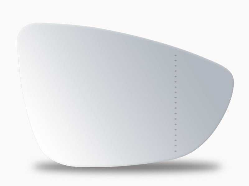 Summit Stick-On Aspheric Mirror Glass fits VW Passat Scirocco RHS - Summit - My Roof Bars