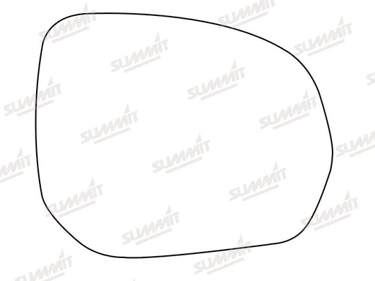 Summit Stick-On Aspheric Mirror Glass fits Citroen C3, C4 Picasso, Crosser Peug 3008, 5008 508 RHS - Summit - My Roof Bars
