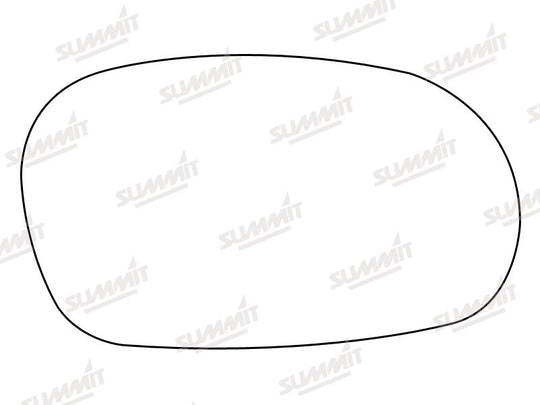 Summit Stick-On Standard Mirror Glass fits Daewoo Lanos RHS - Summit - My Roof Bars
