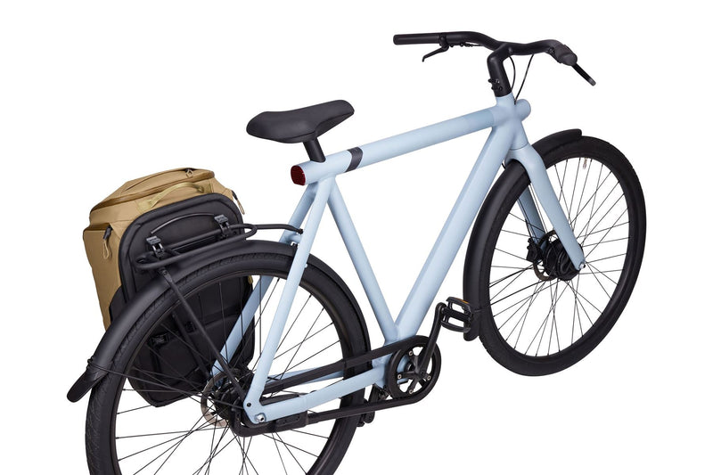 Thule Paramount hybrid bike pannier and backpack 26L tan beige
