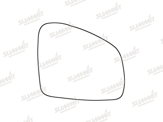Summit Stick-On Standard Mirror Glass fits Renault Twingo 14 on RHS - Summit - My Roof Bars