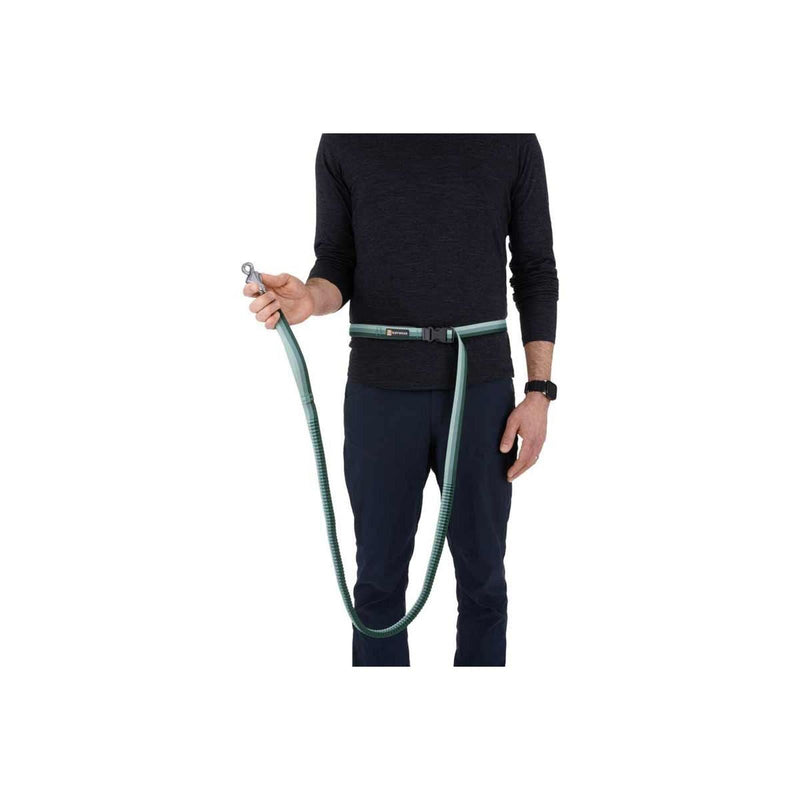Ruffwear Roamer Bungee Dog Running Lead River Rock Green (2.2 - 3.4m)