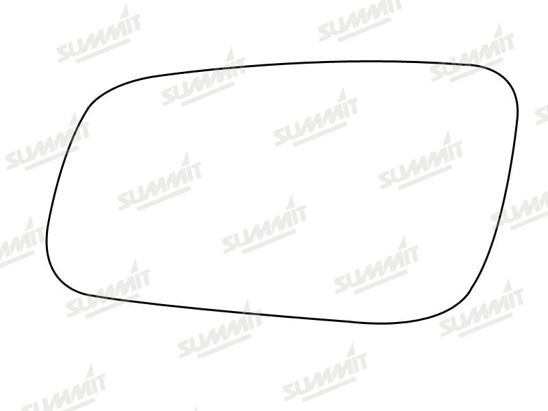 Summit Stick-On Anti Dazzle Mirror Glass fits Audi A3, A4 A6 LHS - Summit - My Roof Bars