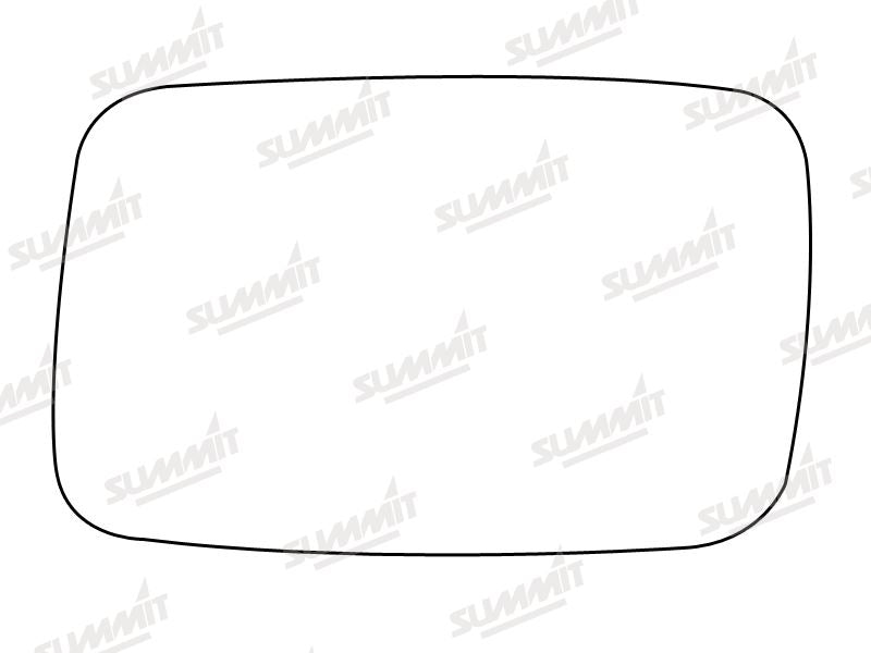 Summit Stick-On Standard Mirror Glass fits Ford Granada Scorpio 85 to 92 LHS - Summit - My Roof Bars