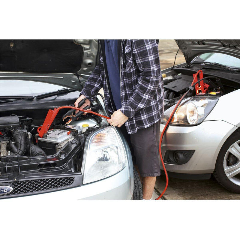 Sealey Booster Cables 25mmï x 3.5m 600A with Electronics Protection BC25635SR - Sealey - My Roof Bars