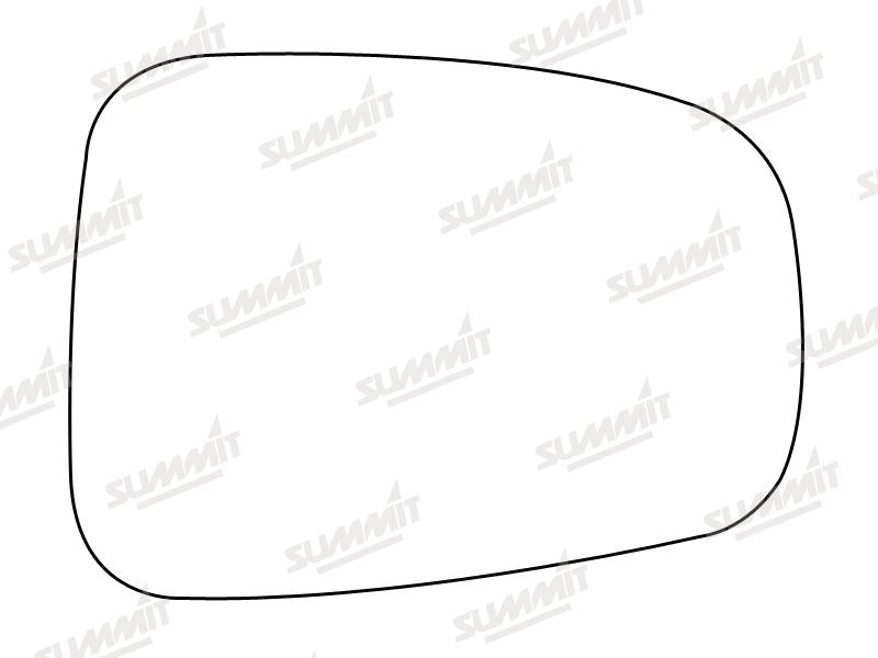 Summit Stick-On Standard Mirror Glass fits Citroen C8, Fiat Ulysee, Lancia Phedra Peugeot 807 RHS - Summit - My Roof Bars