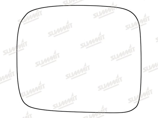 Summit Stick-On Standard Mirror Glass fits Isuzu Trooper 92 to 05 LHS - Summit - My Roof Bars