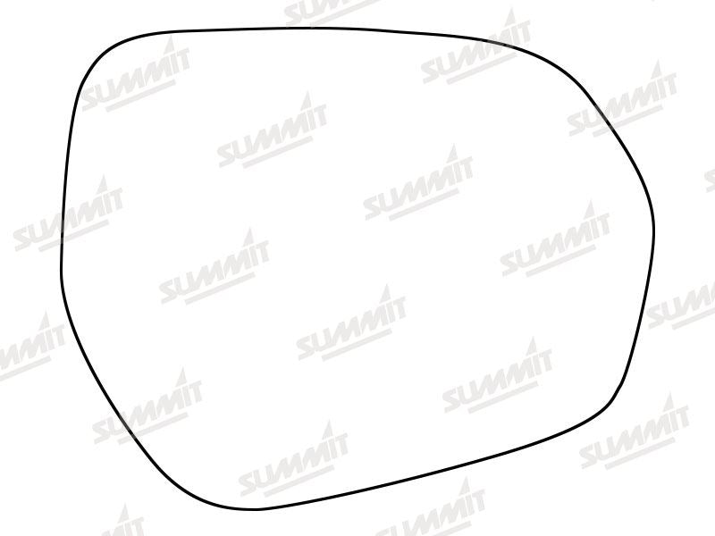Summit Heated Base Plate With Standard Mirror Glass fits Ford Fiesta 17 on RHS - Summit - My Roof Bars