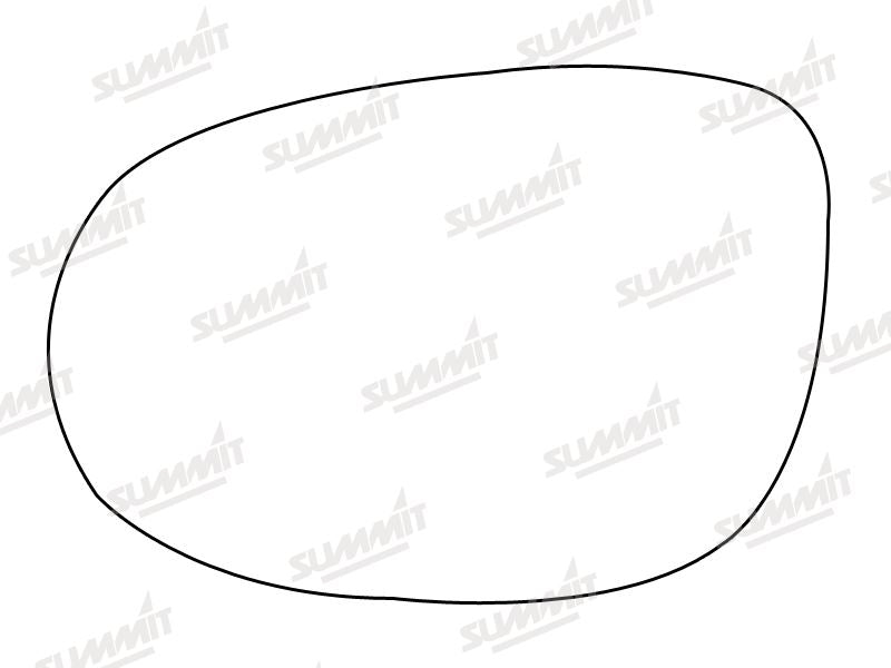 Summit Heated Base Plate With Standard Mirror Glass fits Ford Ka 09 on LHS - Summit - My Roof Bars