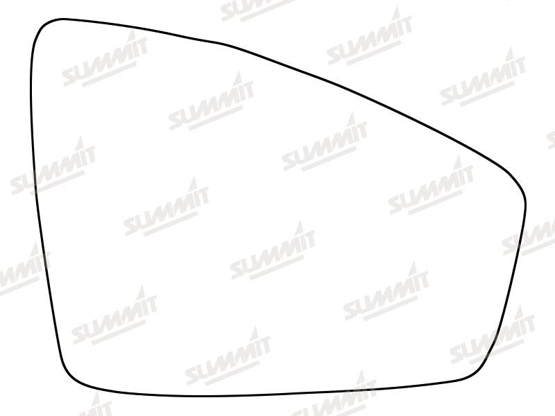 Summit Heated Base Plate With Standard Mirror Glass fits VW Tiguan 16 on RHS - Summit - My Roof Bars