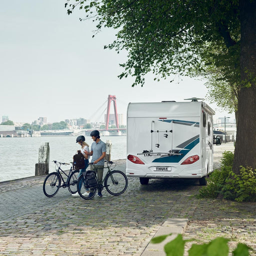 Thule Elite G2 Standard Motorhome and Caravan 2 Bicycle Bike Rack Anodised Gray - Thule - My Roof Bars