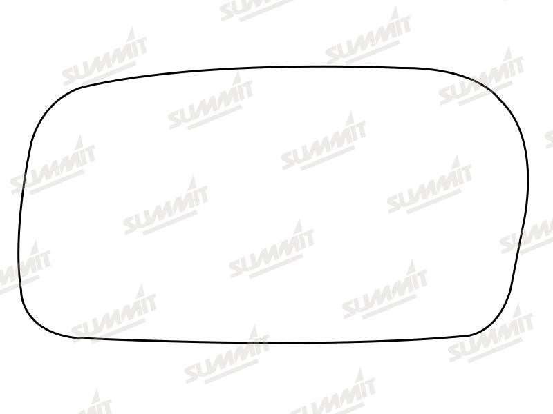 Summit Stick-On Anti Dazzle Mirror Glass fits Audi 100 91 on LHS - Summit - My Roof Bars