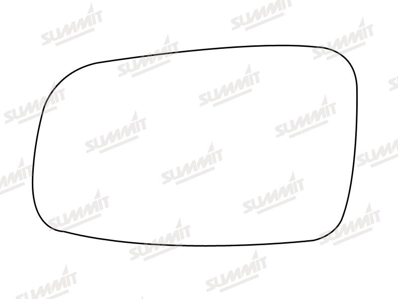 Summit Stick-On Standard Mirror Glass fits Citroen ZX LHS - Summit - My Roof Bars