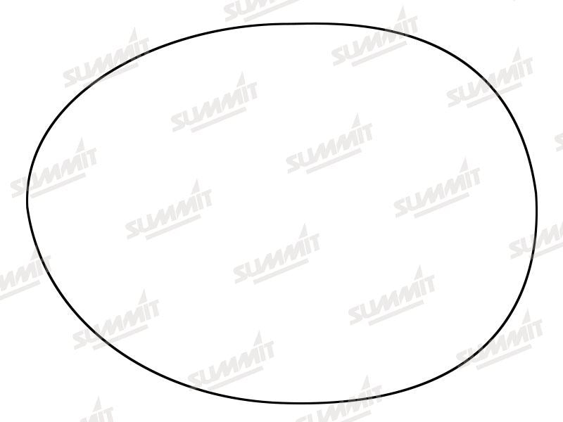 Summit Stick-On Standard Mirror Glass fits BMW Mini Cooper 14 on LHS - Summit - My Roof Bars