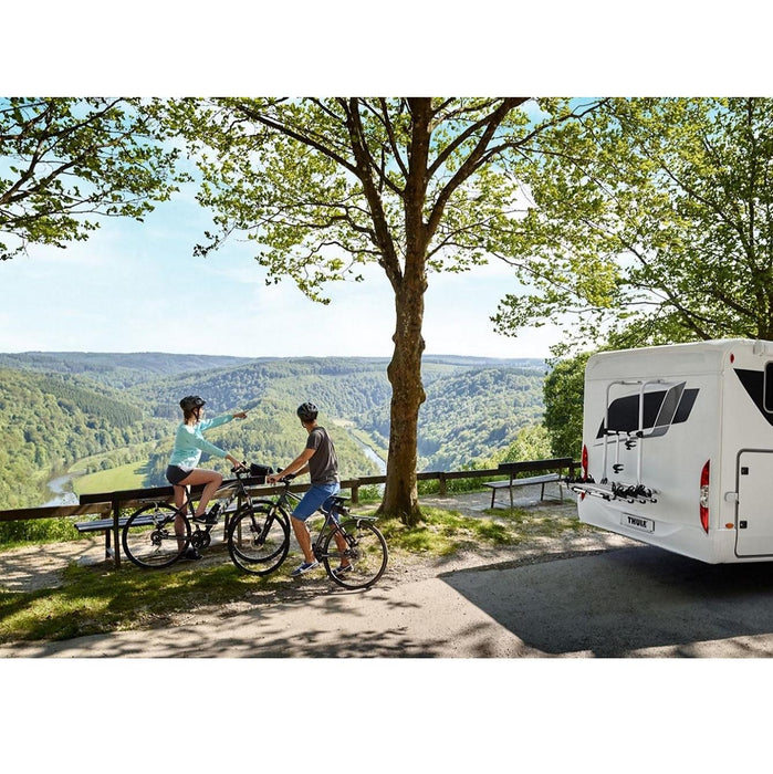 Thule Elite G2 Standard Motorhome and Caravan 2 Bicycle Bike Rack Anodised Gray - Thule - My Roof Bars