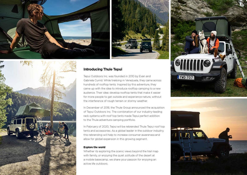 Thule Tepui Autana 4-person roof top tent haze grey 901500 - Thule - My Roof Bars