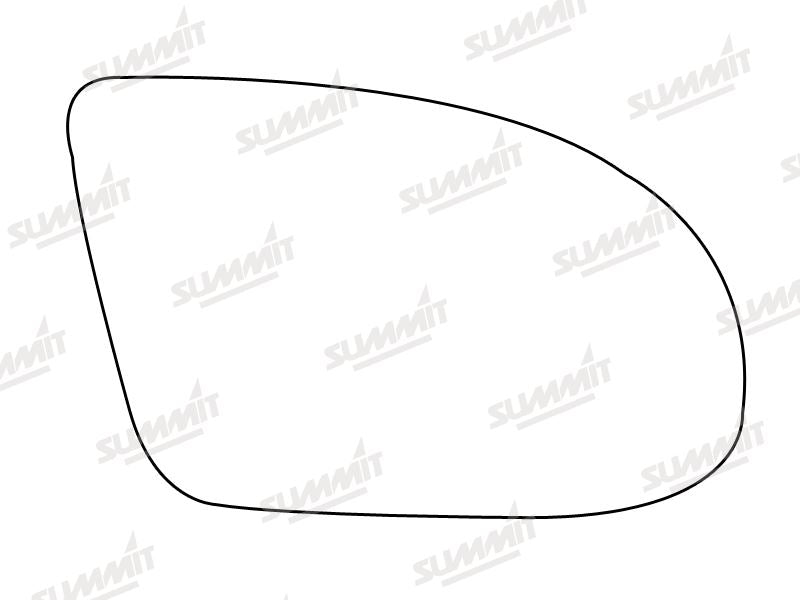 Summit Stick-On Standard Mirror Glass fits Vauxhall Tigra RHS - Summit - My Roof Bars