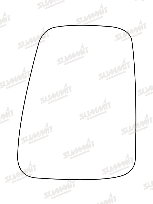 Summit Stick-On Commercial Mirror Glass fits Renault Extra 92 to 00 RHS - Summit - My Roof Bars