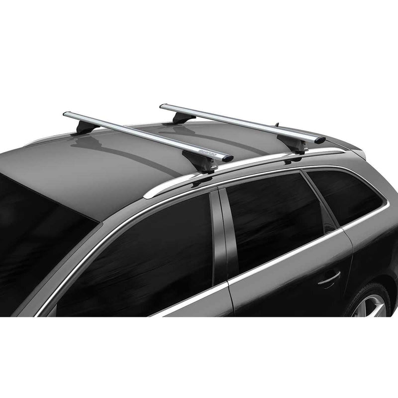 Menabo Leopard Silver L Duo Rail Roof Bars (75g Max.)