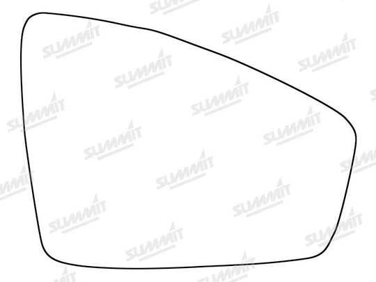 Summit Stick-On Standard Mirror Glass fits Volkswagen Tiguan 16 on RHS - Summit - My Roof Bars