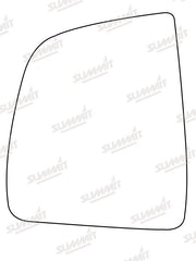 Summit Heated Base Plate With Commercial Mirror Glass fits Fiat Dobl??, Vauxhall Combo LHS - Summit - My Roof Bars