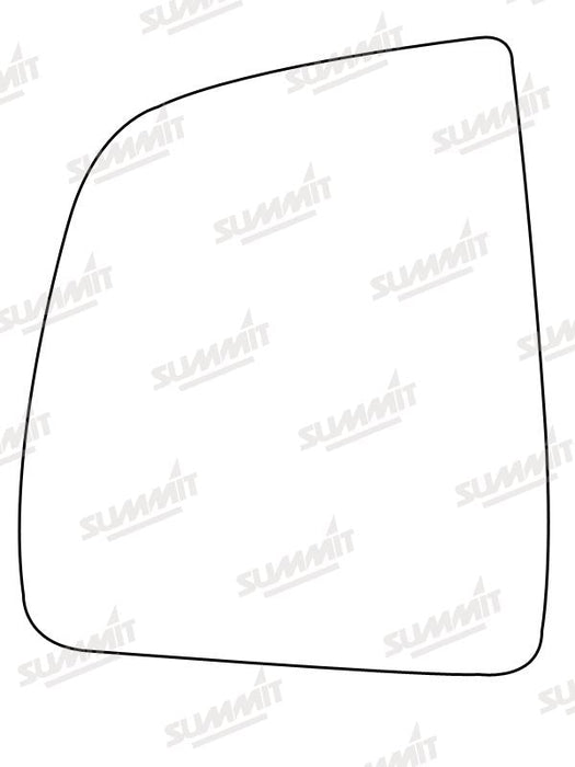 Summit Heated Base Plate With Commercial Mirror Glass fits Fiat Dobl??, Vauxhall Combo LHS - Summit - My Roof Bars