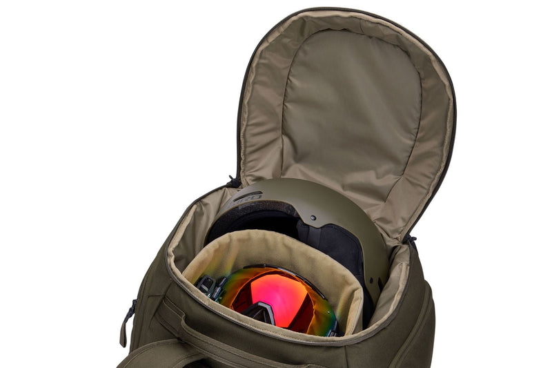 Thule RoundTrip Snowboard and ski boot backpack 60L deep khaki