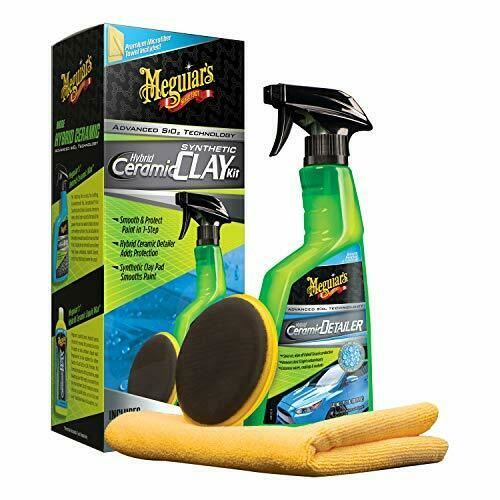 Meguiar's G200200EU Hybrid Ceramic Synthetic Clay Kit - Meguiars - My Roof Bars