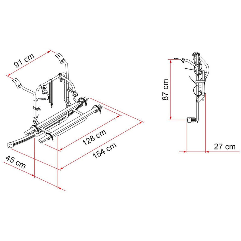 Fiamma Carry-Bike Ford Transit Custom - Fiamma - My Roof Bars