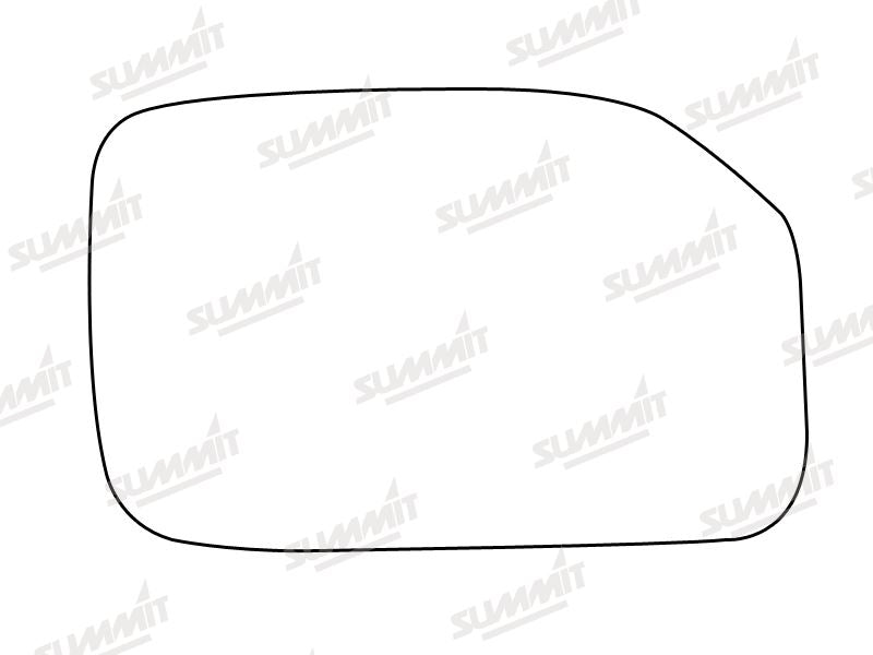 Summit Heated Base Plate With Standard Mirror Glass fits Peugeot 106 91 to 03 LHS - Summit - My Roof Bars