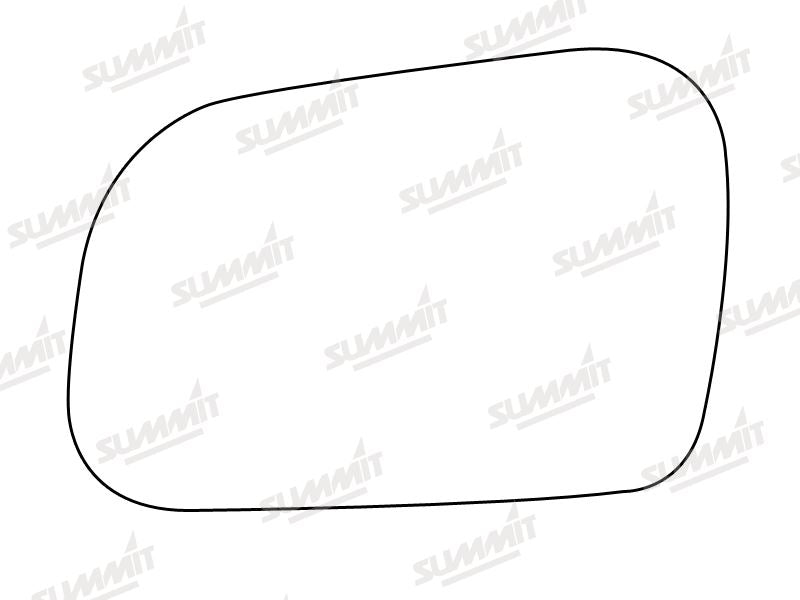 Summit Stick-On Standard Mirror Glass fits Rover 200 400 90 to 95 LHS - Summit - My Roof Bars