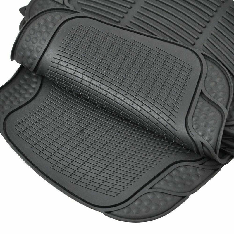 5 Piece MPV Heavy Duty Rubber Non Slip Car Mats Set Universal Fit - UKB4C - My Roof Bars