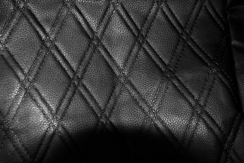 Sakura Leatherette Front & Rear Car Van Seat Covers with Quilted pattern