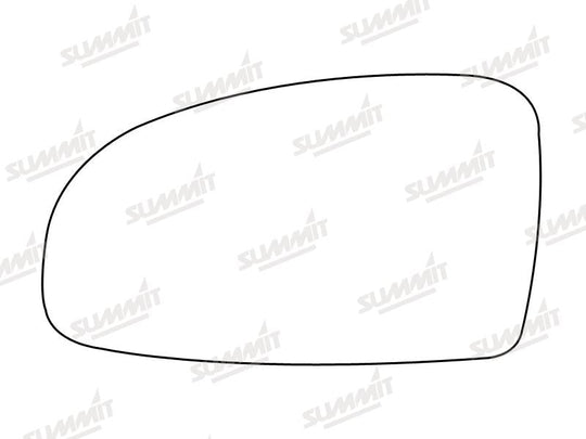 Summit Stick-On Standard Mirror Glass fits Daewoo Kalos 02 on LHS - Summit - My Roof Bars