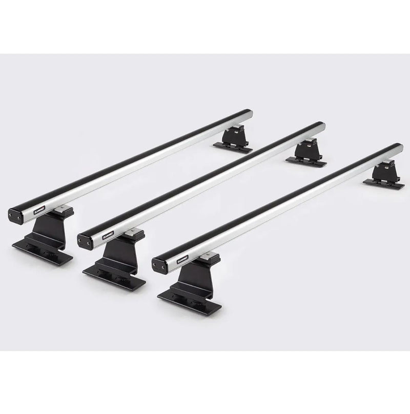Summit Commercial 3 x Aluminium Fixed Point Roof Bars Rack 1.7m SULC-015