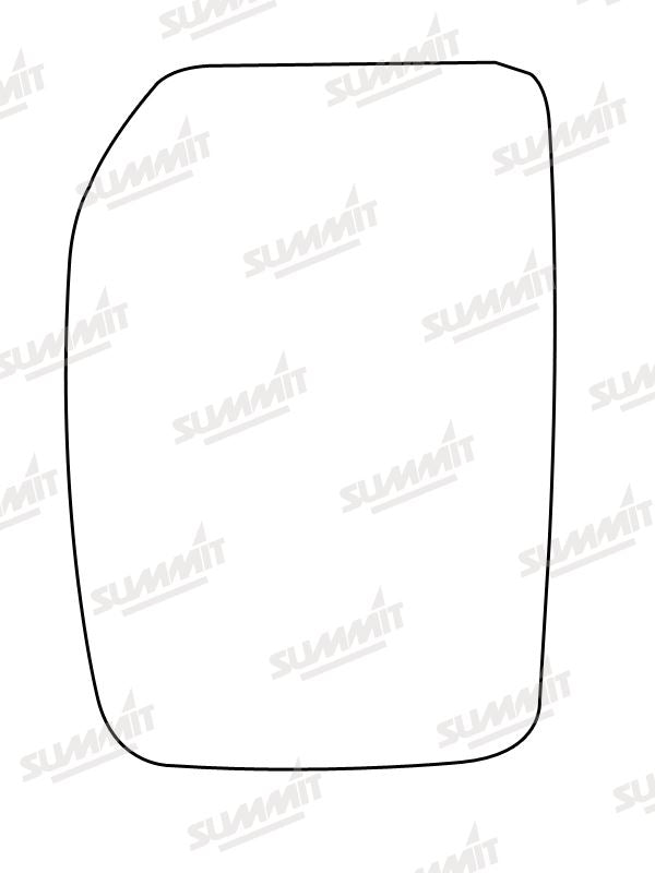 Summit Non-Heated Base Plate With Commercial Mirror Glass fits Ford Transit Mk 6 LHS - Summit - My Roof Bars