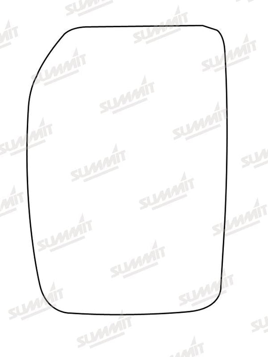 Summit Non-Heated Base Plate With Commercial Mirror Glass fits Ford Transit Mk 6 LHS - Summit - My Roof Bars