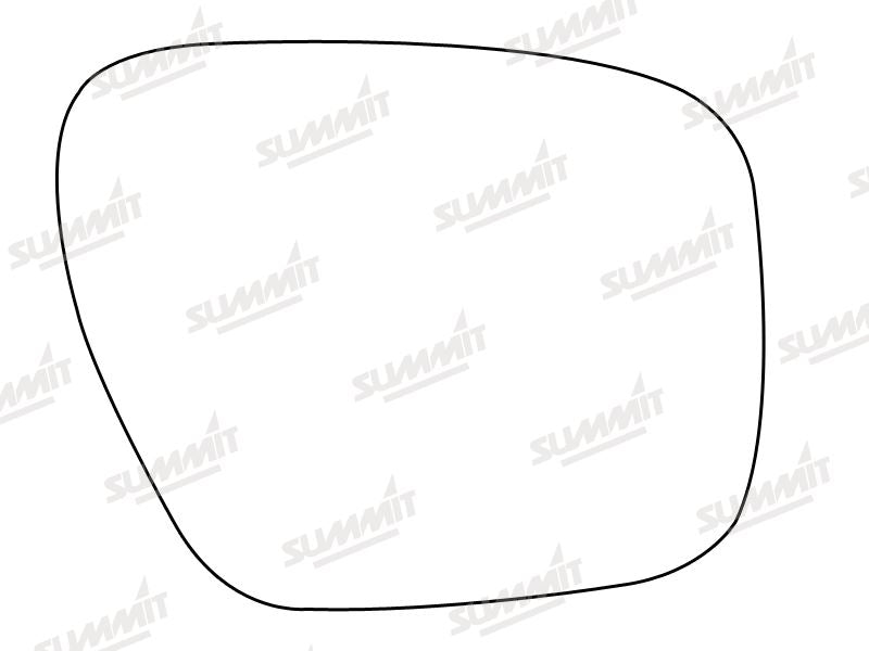Summit Stick-On Standard Mirror Glass fits Mazda 5 05 on RHS - Summit - My Roof Bars