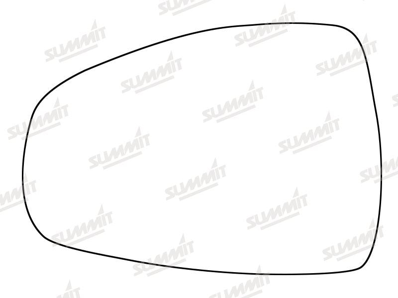 Summit Stick-On Standard Mirror Glass fits Audi A1 10 on LHS - Summit - My Roof Bars