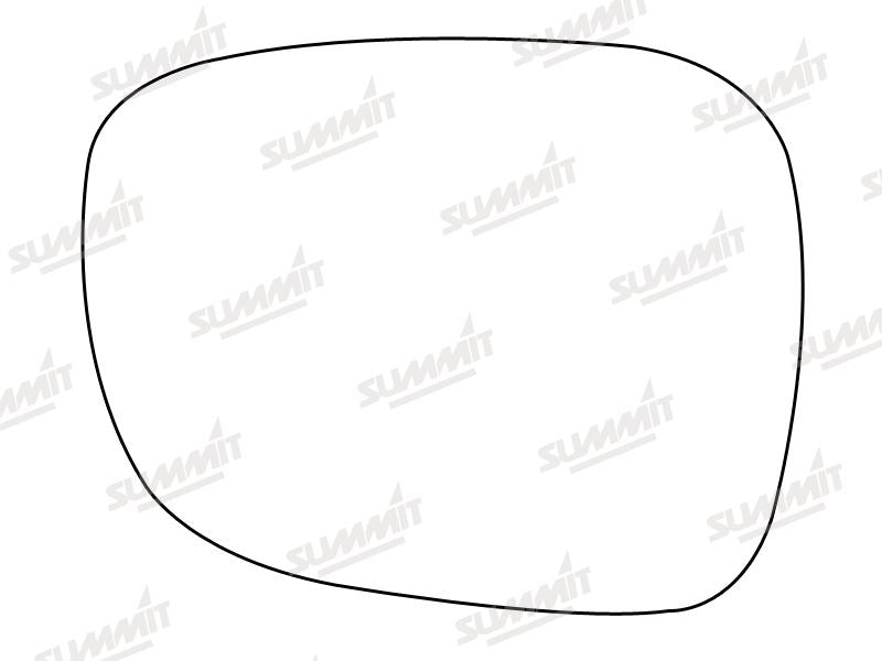 Summit Stick-On Aspheric Mirror Glass fits BMW X1 X3 10 on LHS - Summit - My Roof Bars
