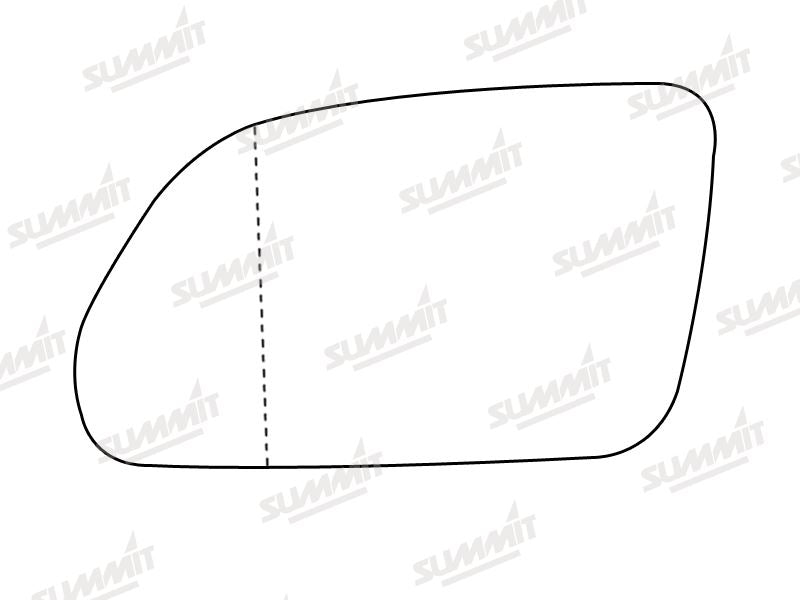 Summit Heated Base Plate With Standard Mirror Glass fits VW Polo/Skoda Octavia LHS - Summit - My Roof Bars