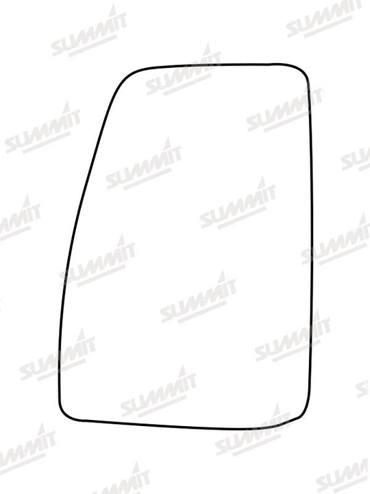 Summit Stick-On Commercial Mirror Glass fits Ford Transit Custom 12 to 17 LHS - Summit - My Roof Bars
