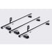 Summit Commercial 3 x Aluminium Fixed Point Roof Bars Rack 1.7m SULC-011 - Summit - My Roof Bars