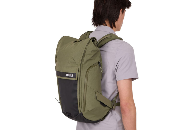 Thule Paramount bike commute backpack soft green 20L