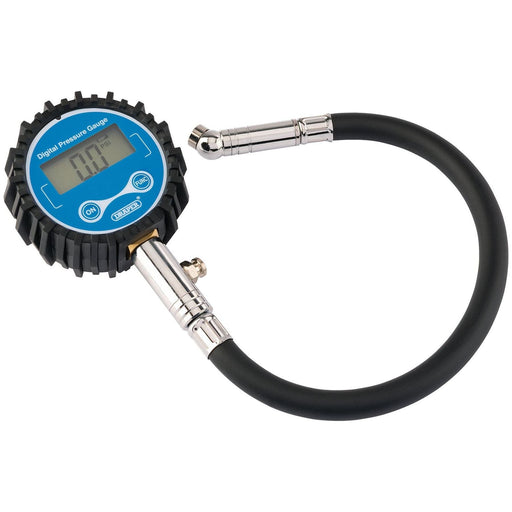 Draper Digital Tyre Pressure Gauge with 300mm Flexible Hose 91362 - Draper - My Roof Bars