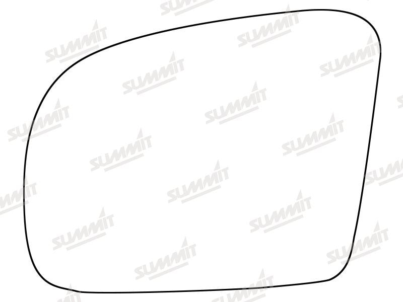 Summit Stick-On Standard Mirror Glass fits Mercedes M Class 08 to 15 LHS - Summit - My Roof Bars