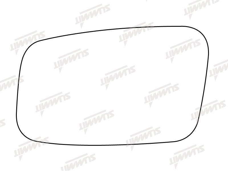 Summit Heated Base Plate With Standard Mirror Glass fits Volvo LHS - Summit - My Roof Bars