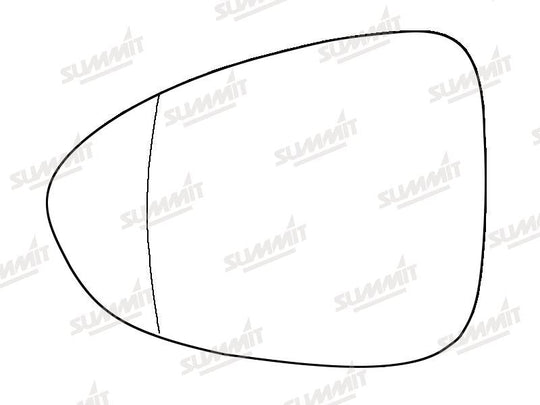 Summit Stick-On Standard Mirror Glass fits Vauxhall Zafira Tourer LHS - Summit - My Roof Bars